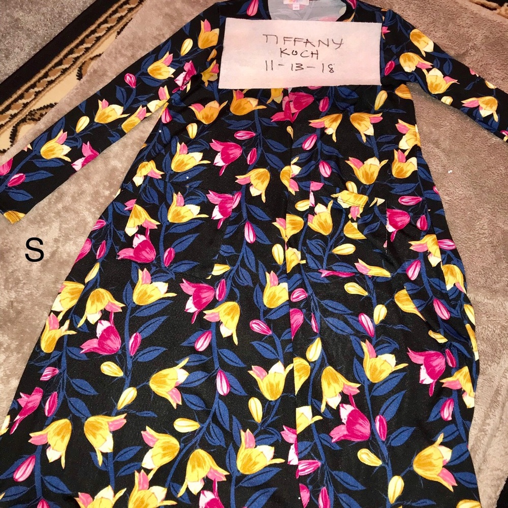 BNWOT S floral duster cardigan (lularoe Sarah)